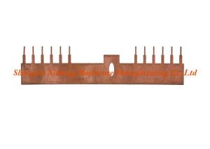China Connector Electronic Parts Copper Brown Color ISO Certificaste wholesale