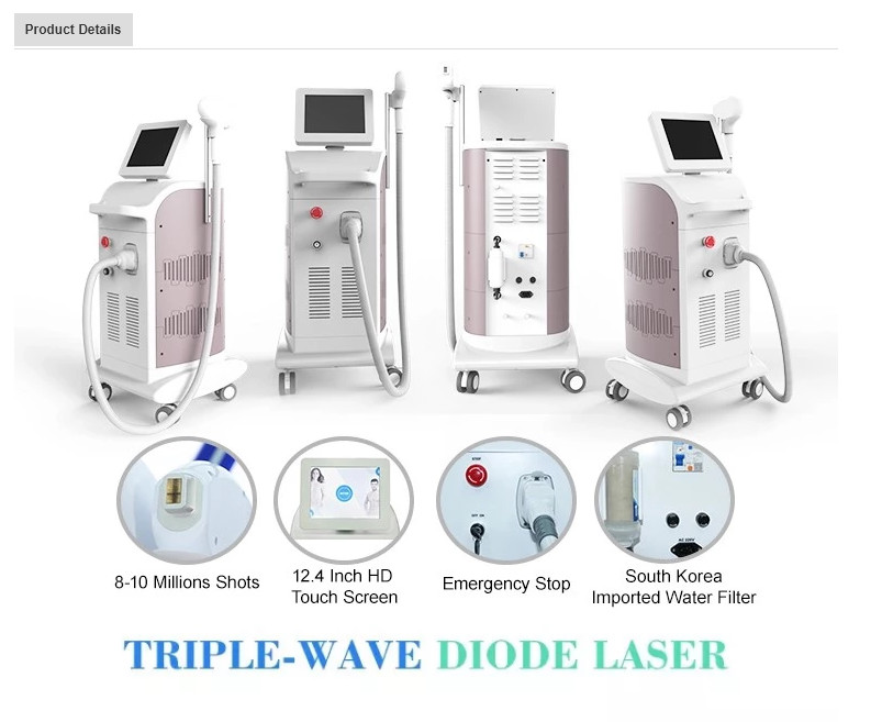 755nm 808nm 1064nm diode laser hair removal products machine/painless diode laser hair removal