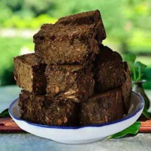 China Healthy Anhua Dark Chinese Tea Fuzhuan Brick Class Tea Improve Immunity wholesale