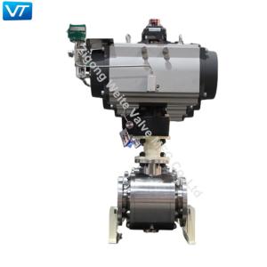 China Pneumatic Actuator F316 Stainless Steel Flanged Ball Valves 6'' 150LB wholesale