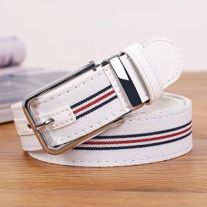 China 3.5cm Needle buckle belt men and women Fabric belt wholesale