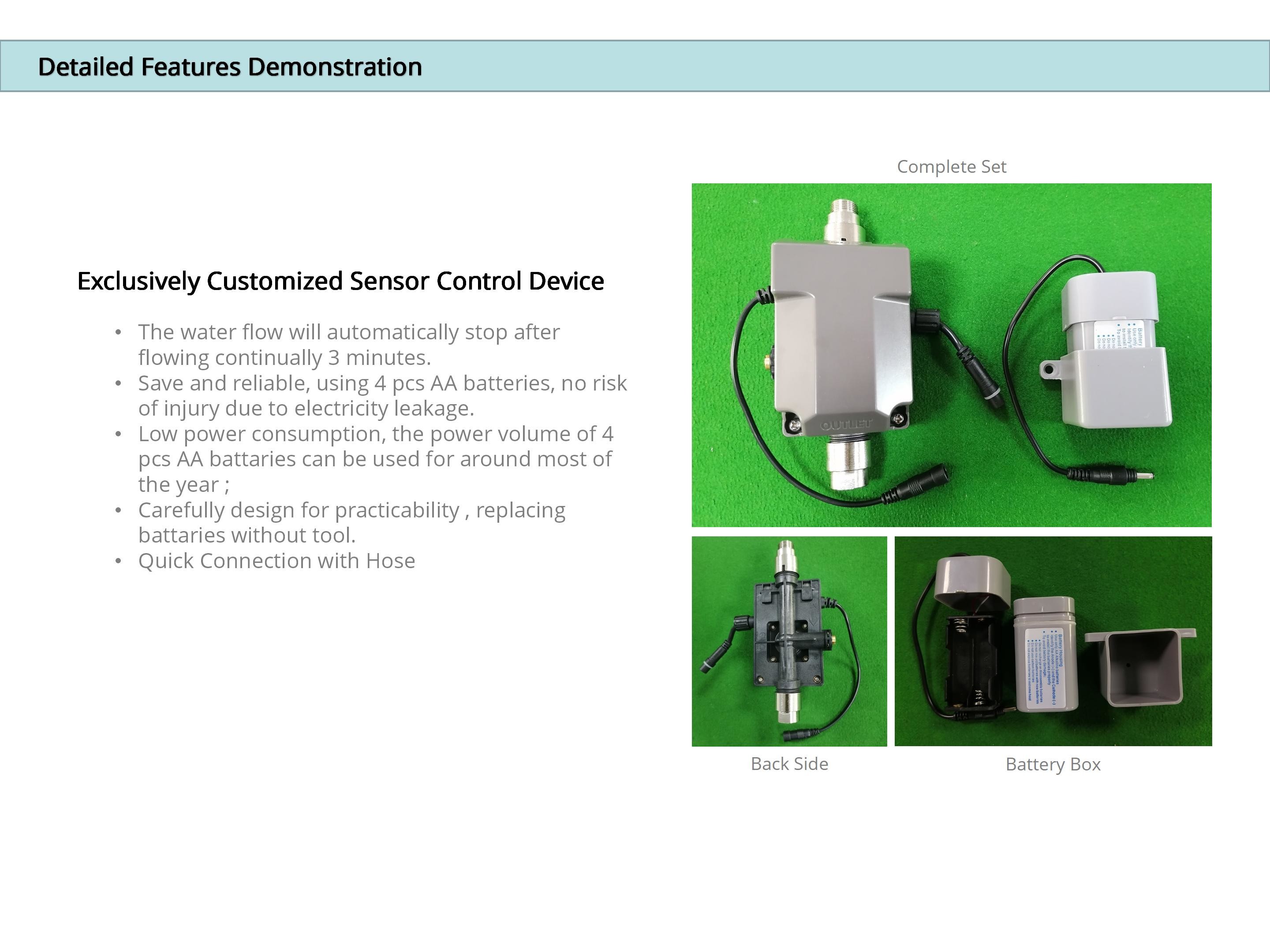 Innovation Sensor Smart Kitchen Faucet SUS304 Solid Stainless Steel Taps
