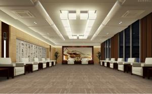 China Meeting Room Office Carpet Flooring , Woven Office Floor Carpet Tiles wholesale