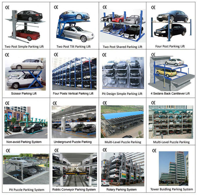 8 to 30 Levels Made in China Manufacturers Automated Smart Car Tower Parking System