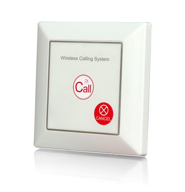 Cheap easy operation hospital clinic patient and nurse call bell wireless pager system with display receiver