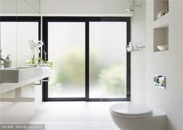 Windows / Doors Temporary Frosted Glass , Acid Etched Glass Free Sample