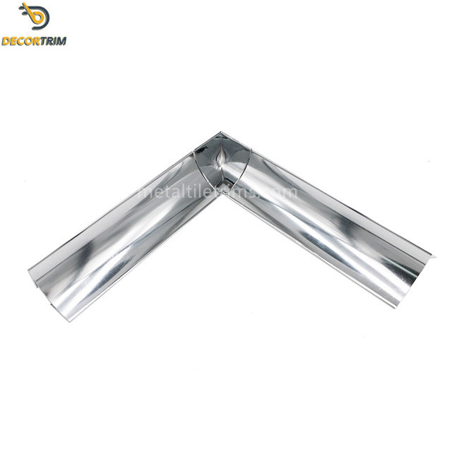 Curved Edge Internal Cove Tile Trim , Aluminum Inside Corner Trim 2.5m Length