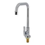 304 Stainless Steel Kitchen Faucet With Monochrome Brass Sprayer And Single