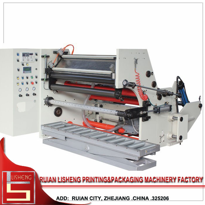 Digital Big Roll Paper / Film Slitting Machine , Computerized