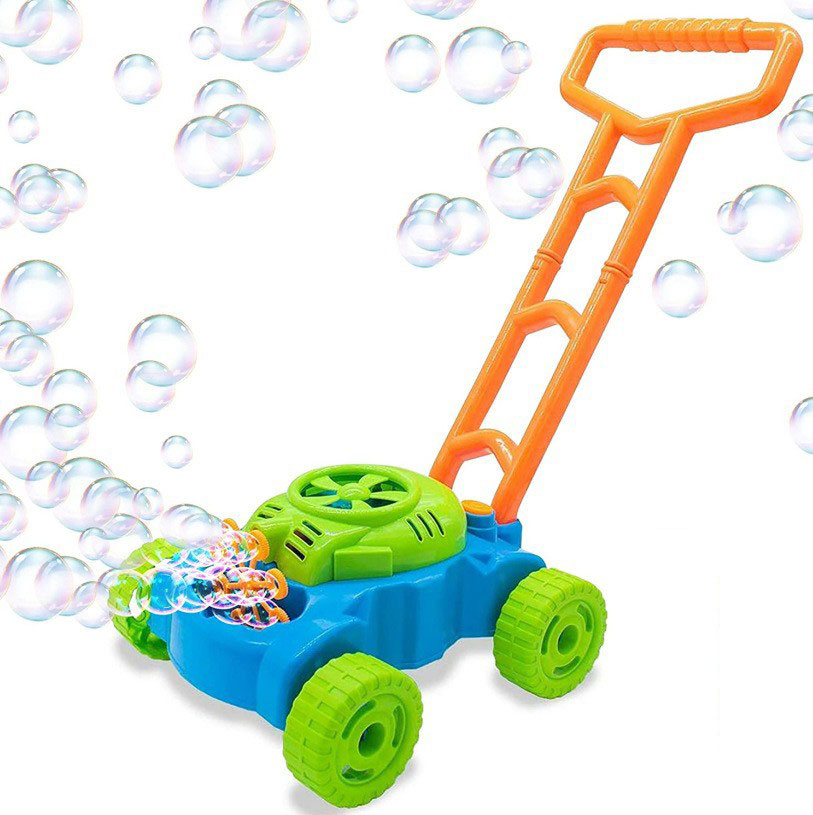 Outdoor Summer Push Kids Bubble Blower Maker Machine Educational and Entertaining Toy