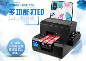 China A4 Size Cell Phone Case Printer , Phone Cover Printing Machine Cmykw Ink Color wholesale