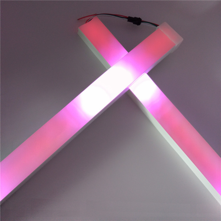 40mm Chasing 12V Dmx Led Neon 5050Rgb flex lampara navidea Dmx512 corner neon led tape 20m led rgbw light strip