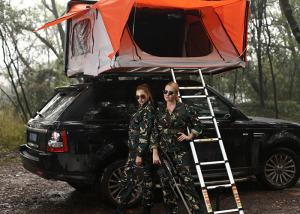 China Unique Camping Wildland Car Camping Roof Tent , On Top Of Vehicle Tent wholesale