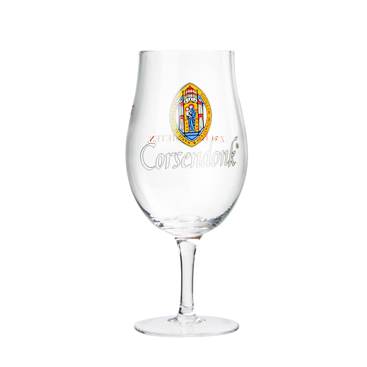 Promotion High Quality Glassware Short Stemmed 433ML Beer Glass Cup With Brand Logo
