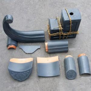 China Long Life Gazebo Glazed Clay Tiles Traditional Chinese Style Blue wholesale