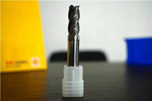 China Die Steel Fine Milling Cutter , For 58-62HRC Mouldsteel , 4 Flute Corner Radius End Mill wholesale