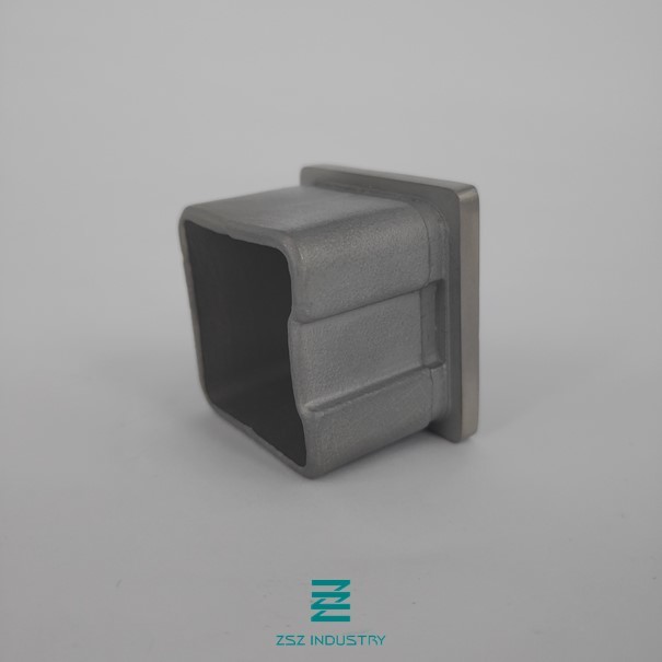 40X40mm Satin Finish Handrail End Caps For Stainless Steel 316L Square Tubes