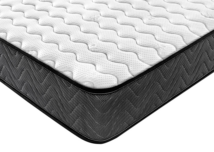 Vacuum Package Compressed Rollable Up 3 Zoned Tight Top Pocket Spring Mattress