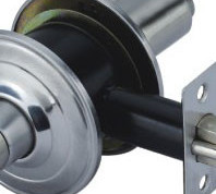 Security Commercial Door Locks Satin Nickel Color Punching Resistance
