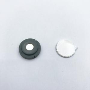 China Small Round N35 Neodymium Magnet Name Badge Black D17x6 wholesale