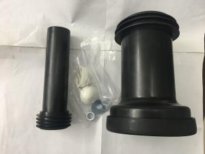 China PVC Material Toilet Straight Connector , Embedded Toilet Waste Fittings wholesale
