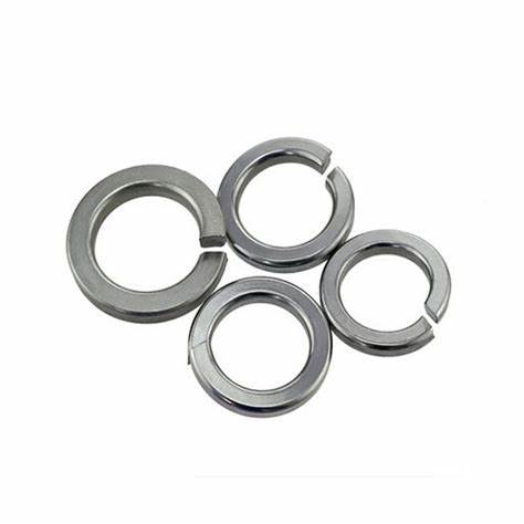 Aluminium Carbon Steel Spring Washer Zinc Plated Hot Dip Galvanized Helical Split Lock Washer