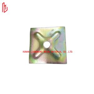 China Carbon Steel Scaffolding Spare Parts square Formwork Tie Rod Washer Plate wholesale