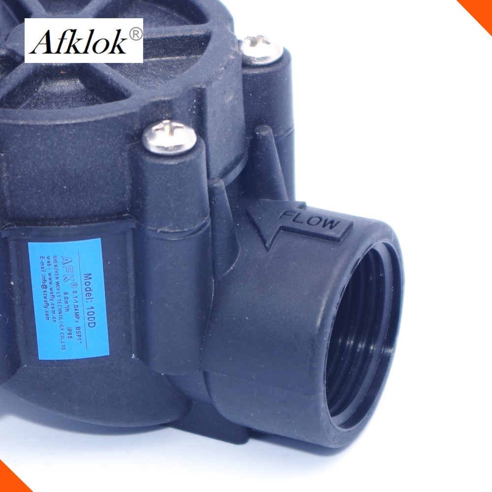 Normally Closed Control Water 1inch 3/4 inch Irrigation Valve 24vac