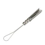 Metal Stainless Steel Drop Wire Clamp Cable Installation Kits For 2x5mm Flat