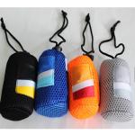 Quick-Dry Sweat Travel Fitness Gym Sports Microfiber Towel with Mesh Bag