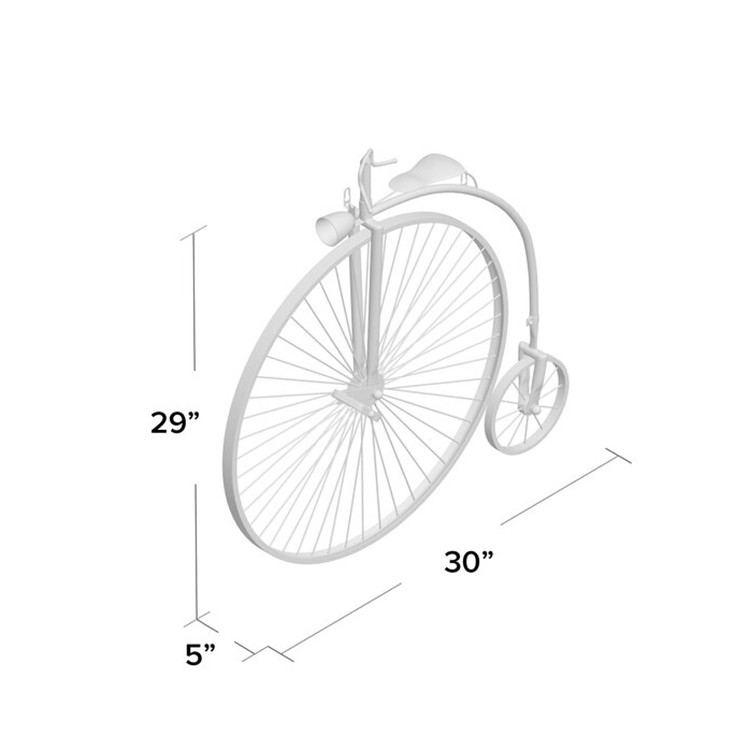 Pendant Metal Bicycle Home Decoration Iron Old Bike Metal Art Decor For Wall Hanging
