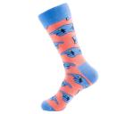 Custom Colorful Knitting Fashion Cotton Socks For Men / Happy Socks Dress Casual