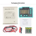 kaemesau 1999 Count Display Insulation Resistance Tester 250V 500 V 1000 V