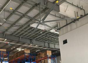 China Aluminum 1.5kw Motor Large Paddle Giant Ceiling Fans 380AC For Warehouse wholesale