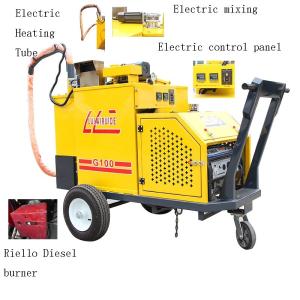 China Asphalt Road Crack Sealing Machine With 100L Hot Melt Kettle wholesale