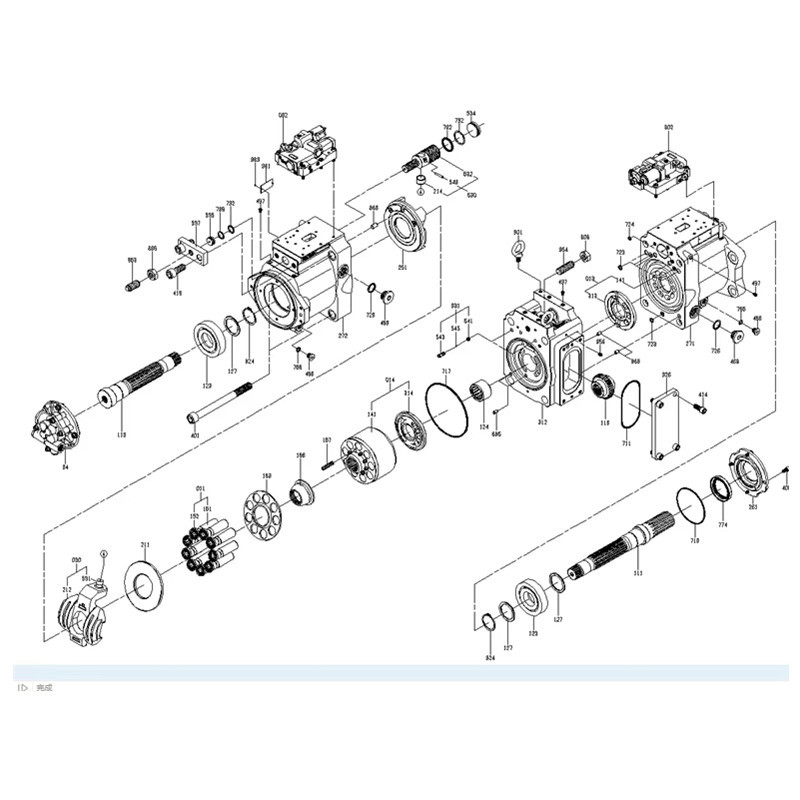 K7v160 E330 Hydraulic Pump Parts K7V180 E336G for Building Material Shops