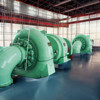Power Generation Francis Turbine Generator with Rated Power stainless steel 300KW-20MW