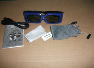 China 120Hz DLP Link 3D Glasses Rechargeable , VR 3D Polarized Glasses wholesale