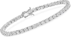 China Synthetic Jewelry 0.1ct Lab Created Diamond Bracelet Round Cut wholesale