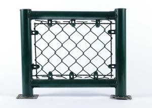 China Garden Easy Assembly Pvc Coated Chain Link Fence Cyclone wholesale