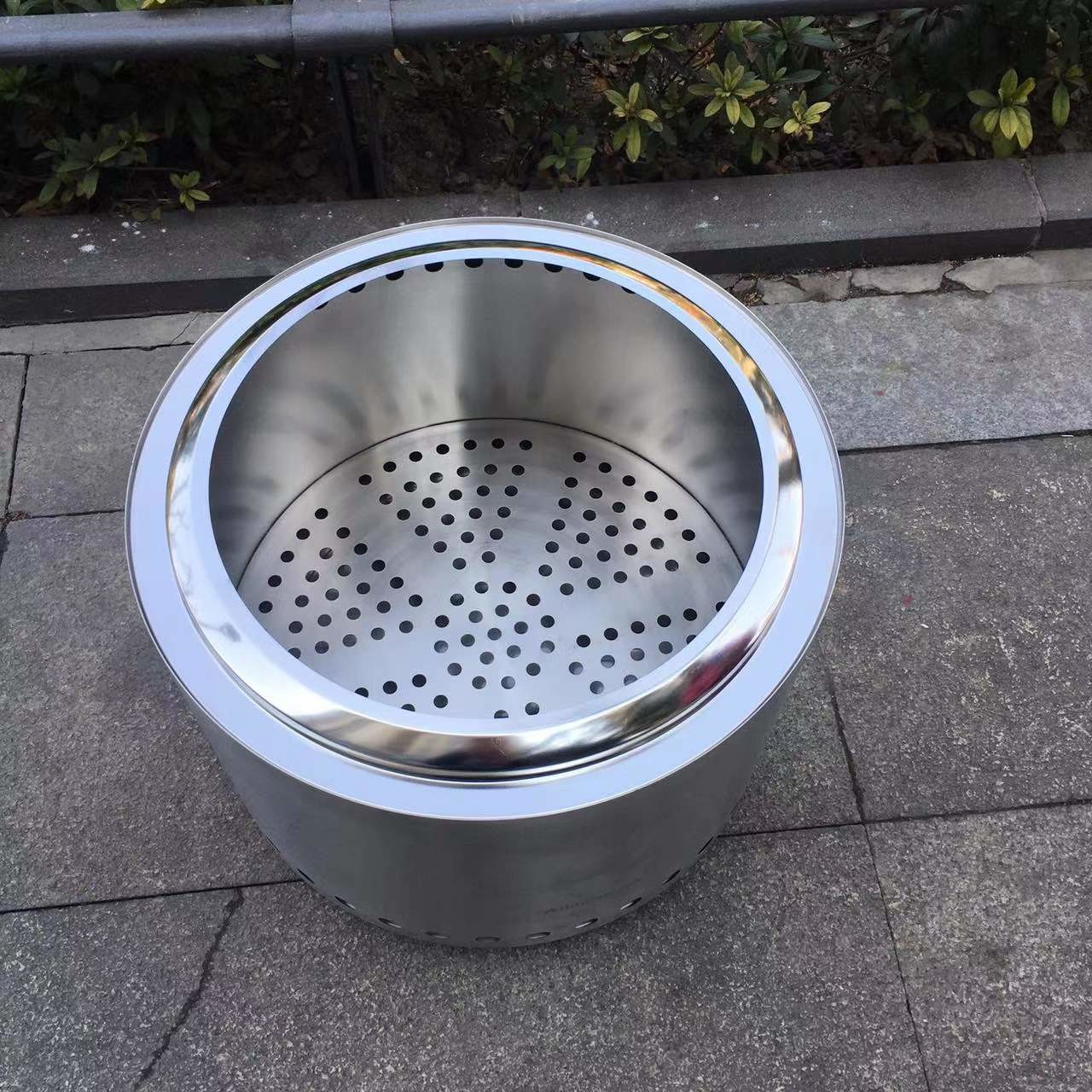 19.5 Inch Smokeless Fire Stove Stainless Steel 15 Inch Outdoor