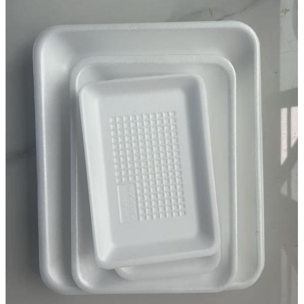 Supermarket Disposable Fresh Food Trays Fruit Eps Plastic Packing Boxes Without Lids