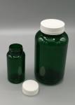 140mm Height Plastic Vitamin Containers , Brown / Transparent Plastic Tablet
