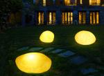 Simulated Glowing Stone LED Outdoor Landscape Lamps Waterproof Pebble Low