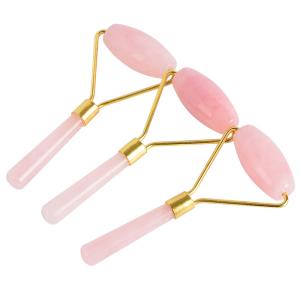 China Pink Blood Circulation Jade Stone Rollers 145mm Length wholesale