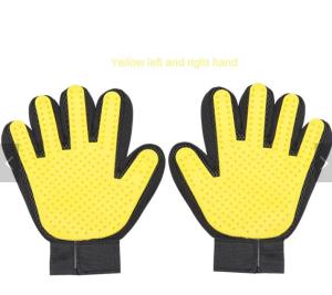 China Soft Silicone Pet Grooming Brush Glove Enhanced wholesale