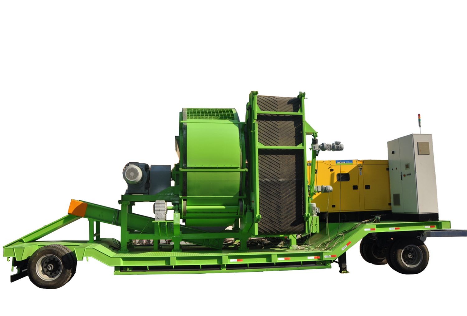 Mobile Tire Shredder, Mobile Tire Crusher,TiTire Shredder, Tire Crusher,Tire Shredding Machine- For Tire Recycling Plant