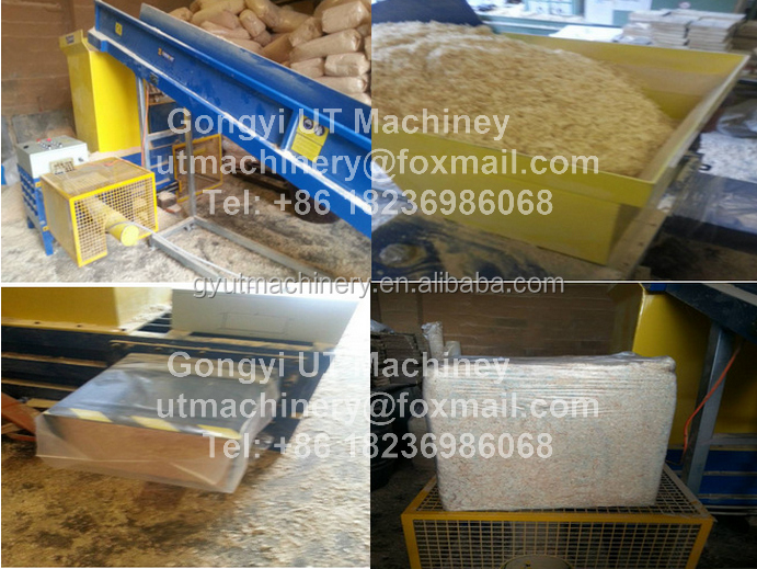 Briquette Press Baler Block Making Machines For Coconut Coir Cocopeat Blocks Press