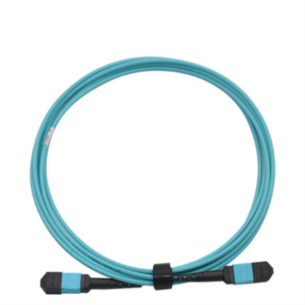 Elite low loss OM3 12core OM3 MPO patch cord trunk cable