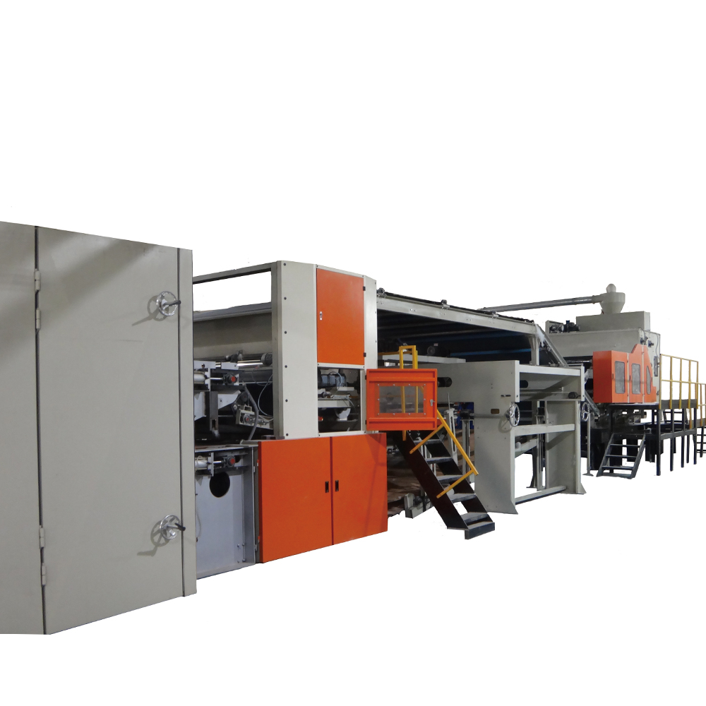 Non-woven stiff wadding thermal bonding line making polyester milton wadding